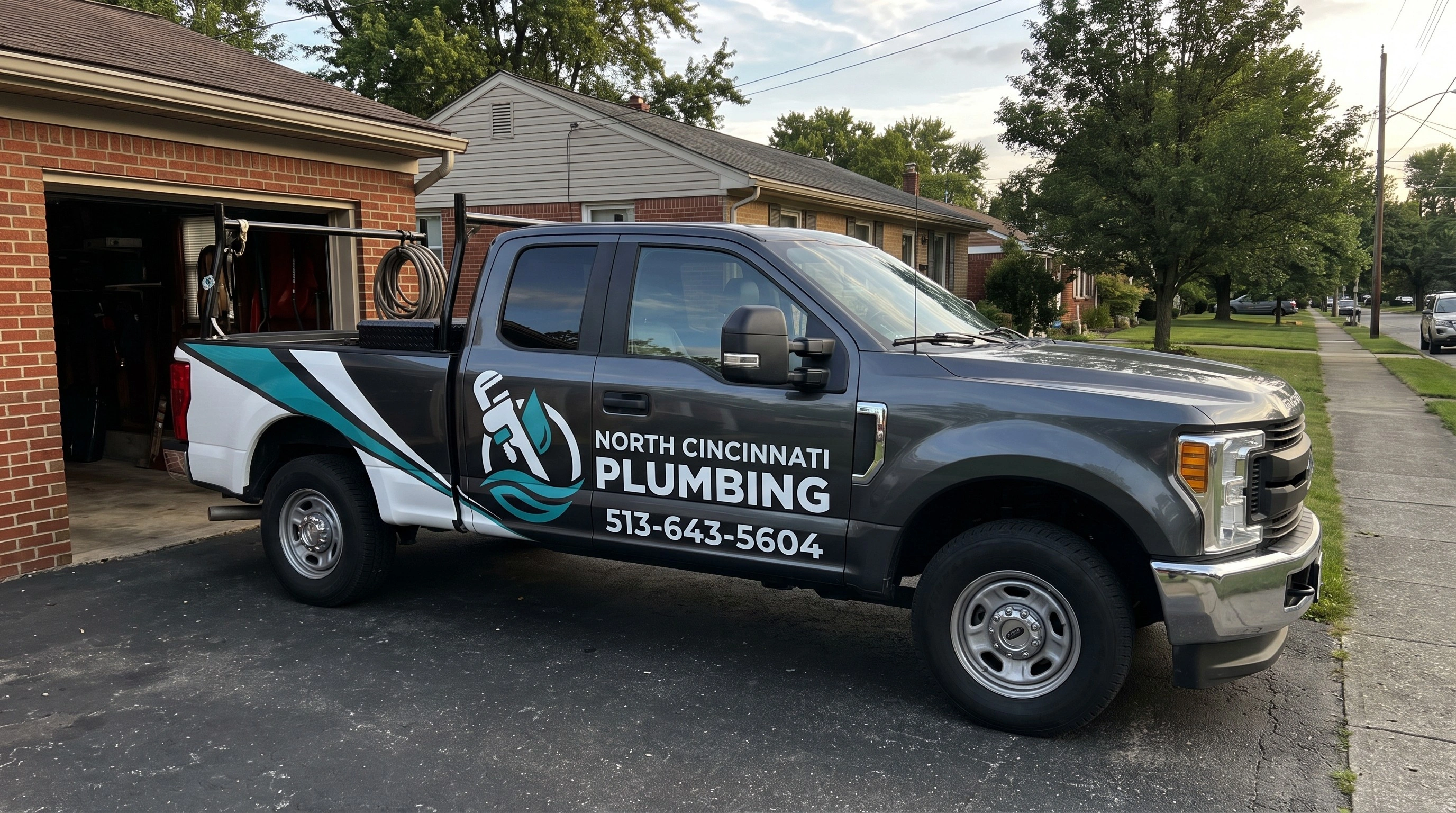 North Cincinnati Plumbing team at work in a Cincinnati home